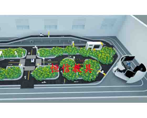 無人駕駛實驗小型沙盤