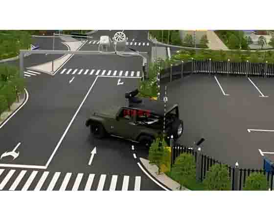 智能網(wǎng)聯(lián)汽車(chē)室內(nèi)車(chē)路協(xié)同模擬沙盤(pán)